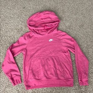 Pink nike mock neck sweatshirt